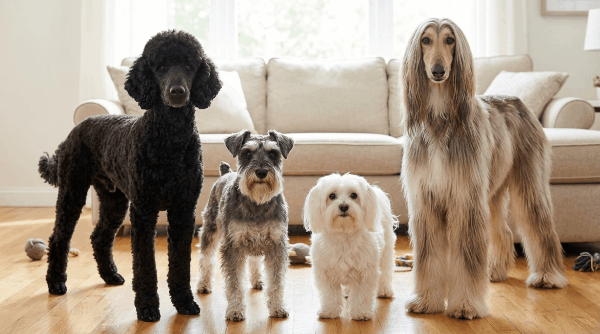 Low shedding hypoallergenic dog breeds for allergy sufferers