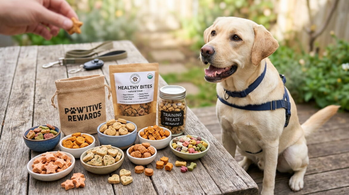 Best dog training treats with bite-sized healthy rewards for positive reinforcement